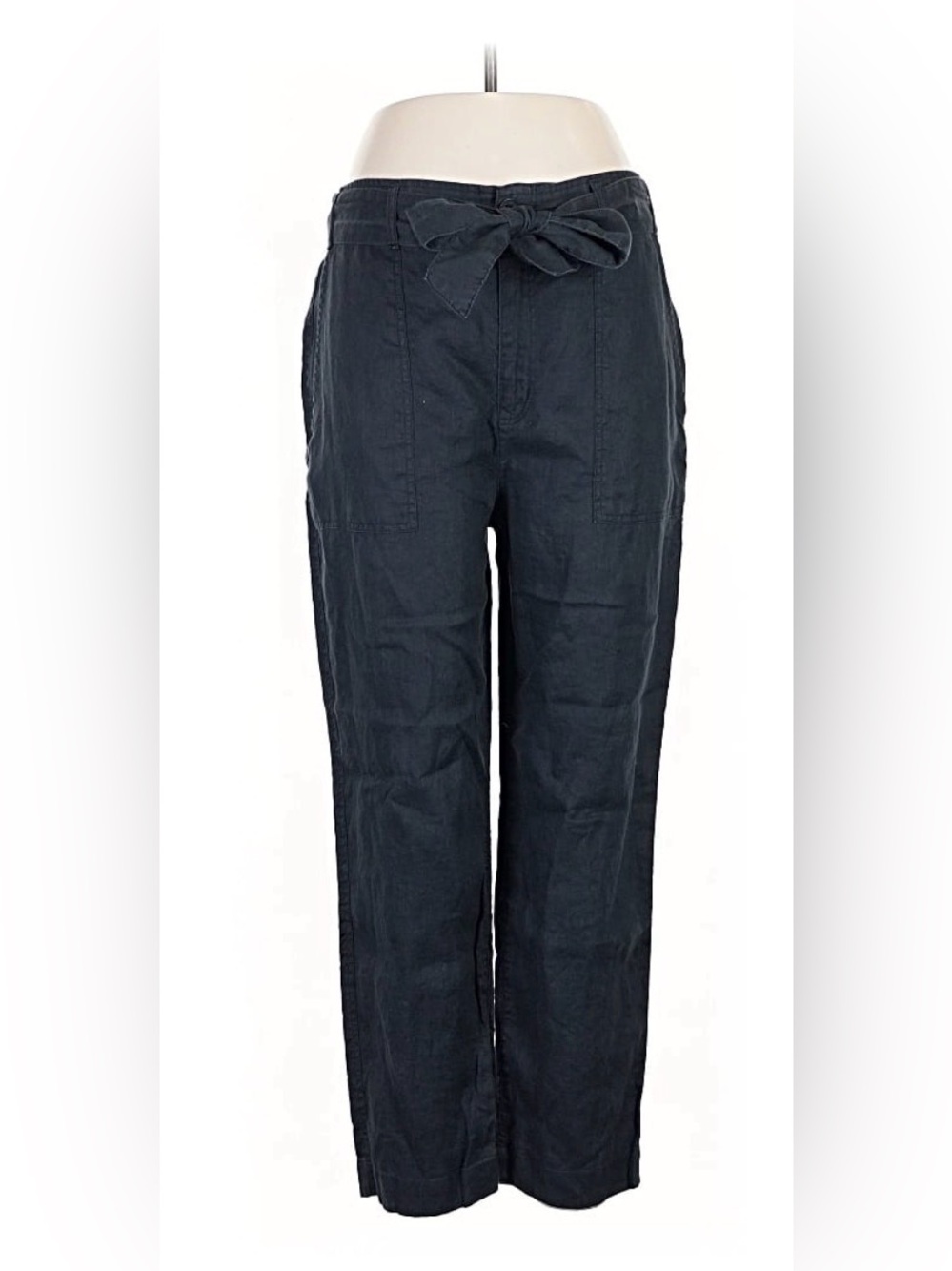 Ralph Lauren Navy Straight-Leg Chinos with Waist Tie